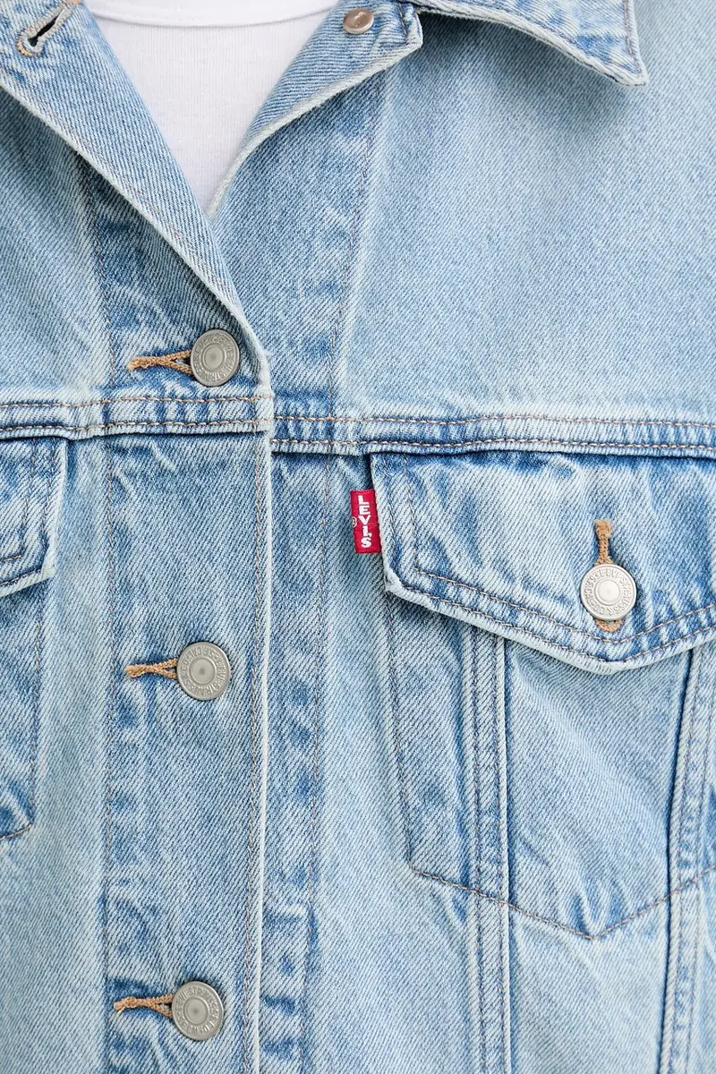 Levi's giacca di jeans colore blu A1743 miniatura 5