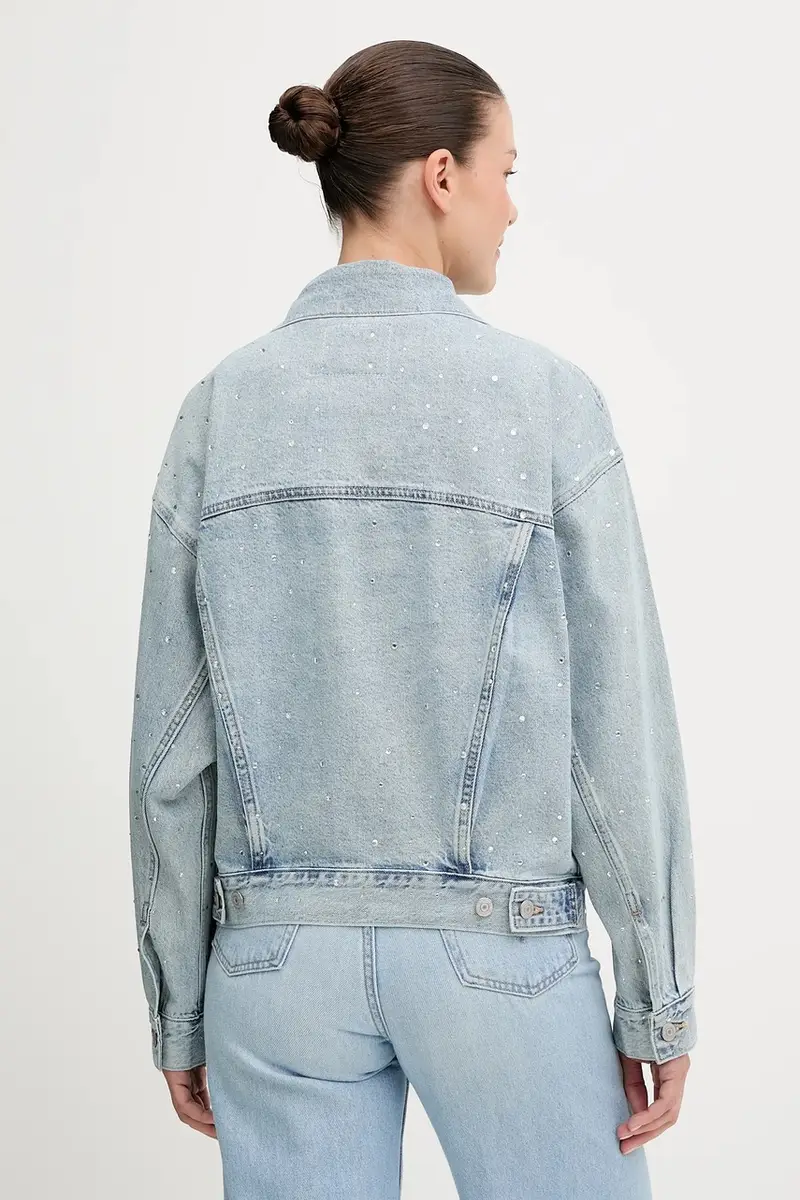 Levi's giacca di jeans colore blu A1743 miniatura 3