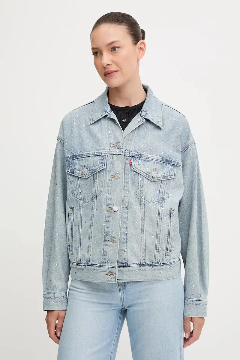 Levi's giacca di jeans colore blu A1743