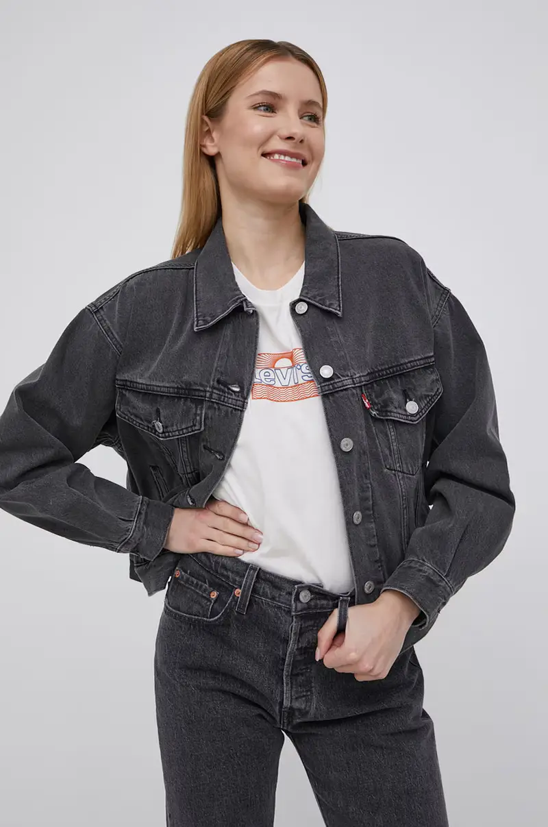 Levi's Jeans Donna Grigio 3137339 miniatura 2