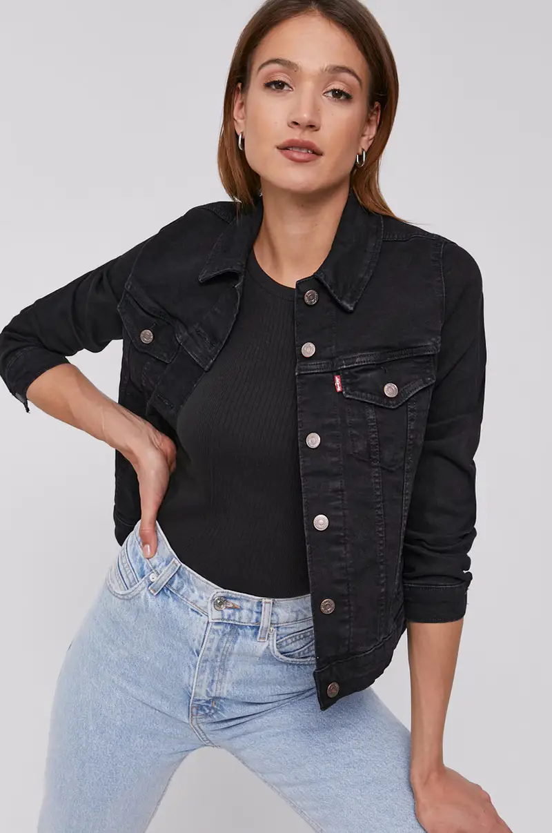 Levi's Jeans Donna Nero 3149462 miniatura 2