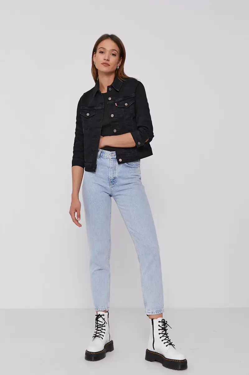 Levi's Jeans Donna Nero 3149462 miniatura 4