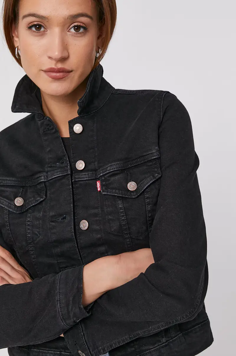 Levi's Jeans Donna Nero 3149462 miniatura 5