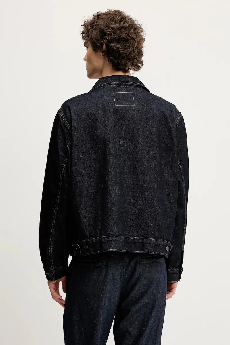 Levi's giacca di jeans EMBARCADERO STATION JKT colore blu navy 0010P miniatura 3