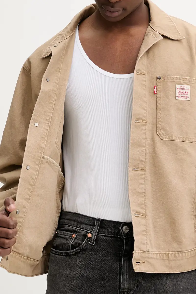 Levi s giacca in cotone Beige miniatura 5