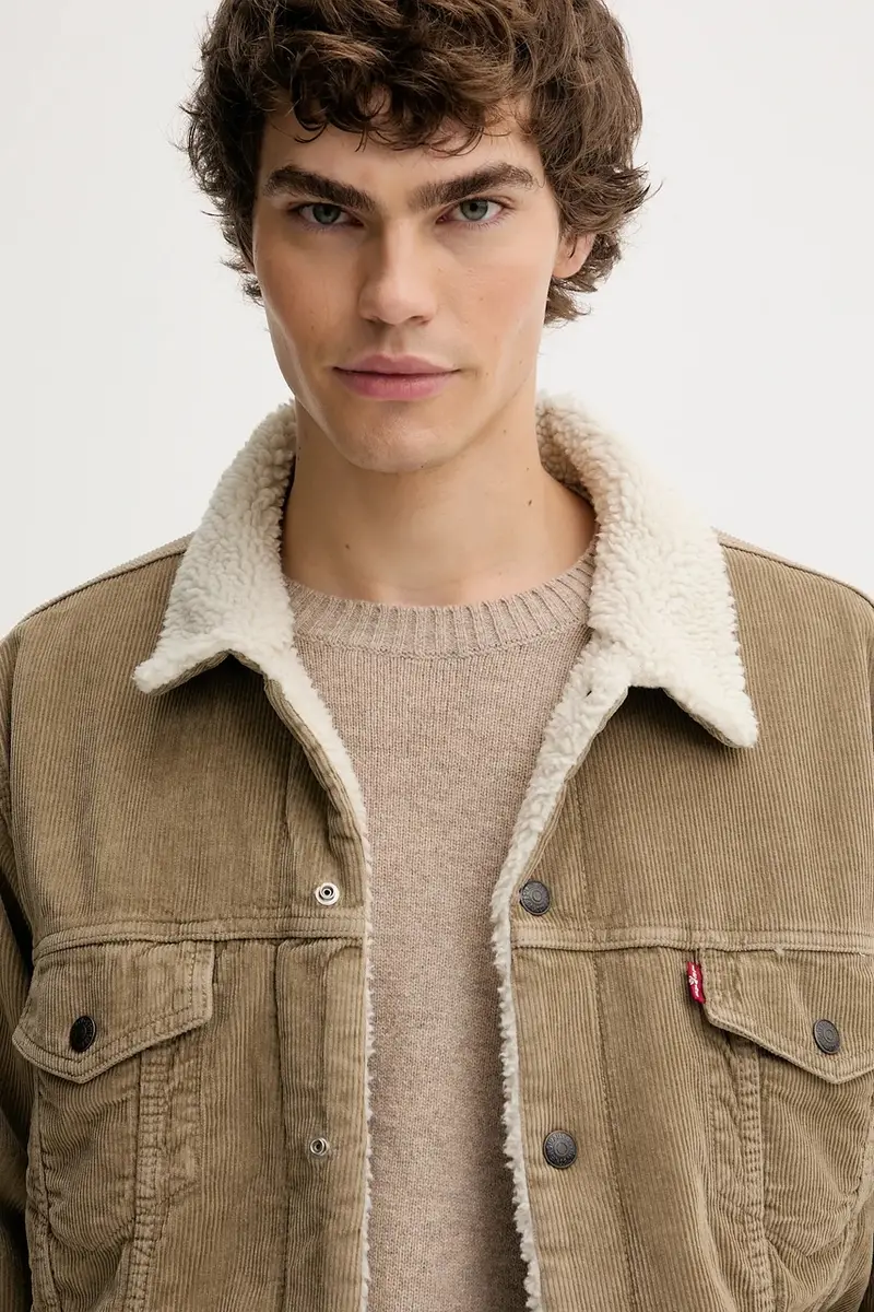 Levi's giacca in velluto a coste A5784 Verde miniatura 4