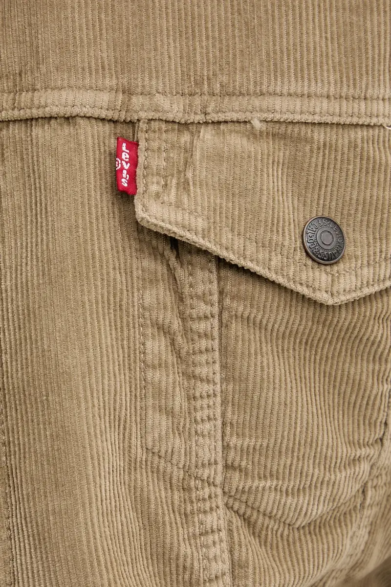 Levi's giacca in velluto a coste A5784 Verde miniatura 5