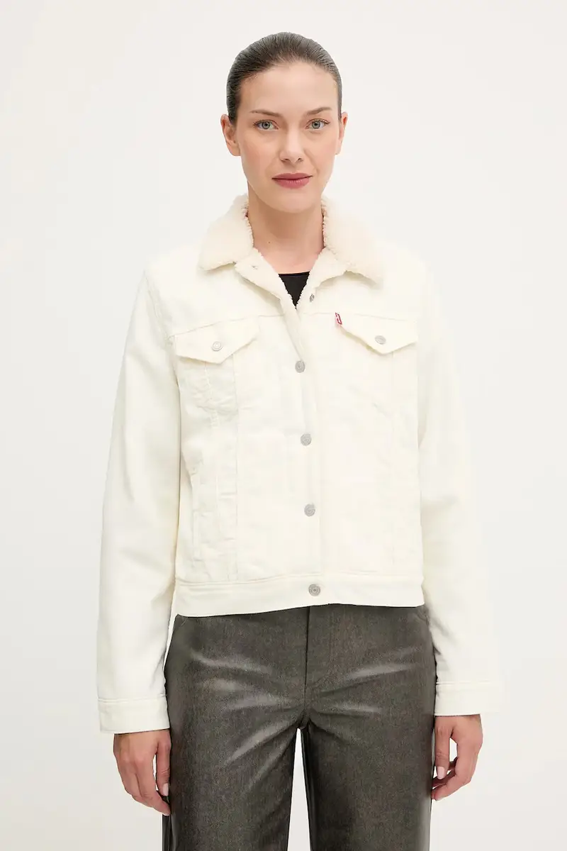 Levi's giacca in velluto a coste colore beige 36136