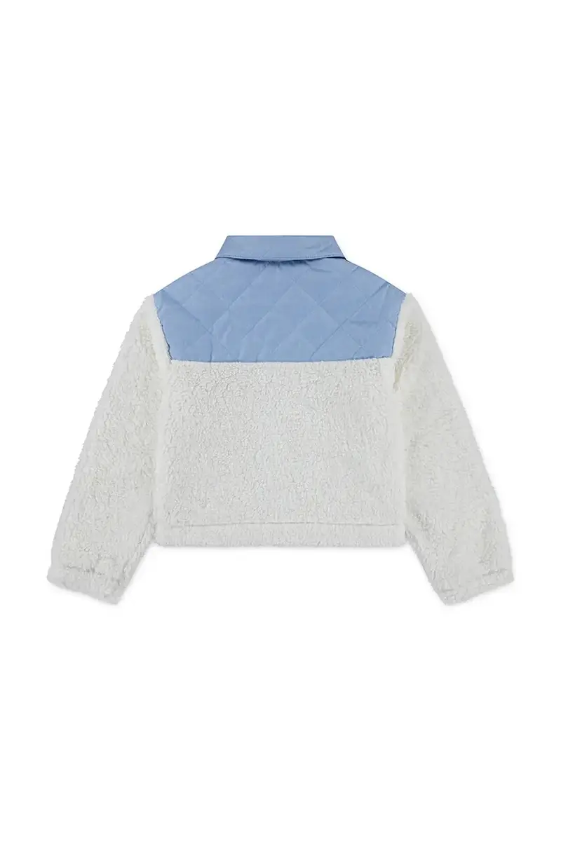 Levi's giacca per bambini BIG PKT SHEPA TRUCKER colore beige 4EN635 miniatura 2