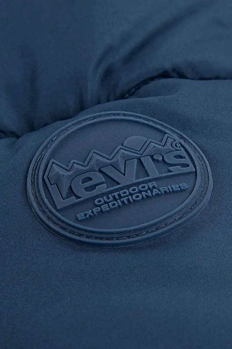 Levi's giacca per bambini HVWT PUFFER WITH LOGO ELAS colore blu navy 8EN633 miniatura 4