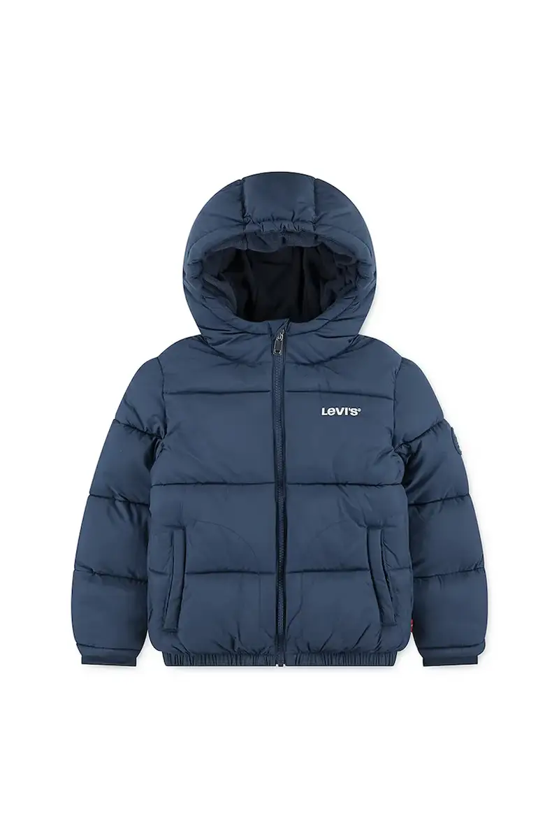 Levi's giacca per bambini HVWT PUFFER WITH LOGO ELAS colore blu navy 8EN633