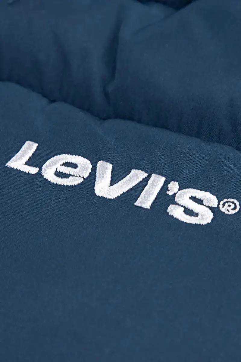 Levi's giacca per bambini HVWT PUFFER WITH LOGO ELAS colore blu navy 9EN633 miniatura 3