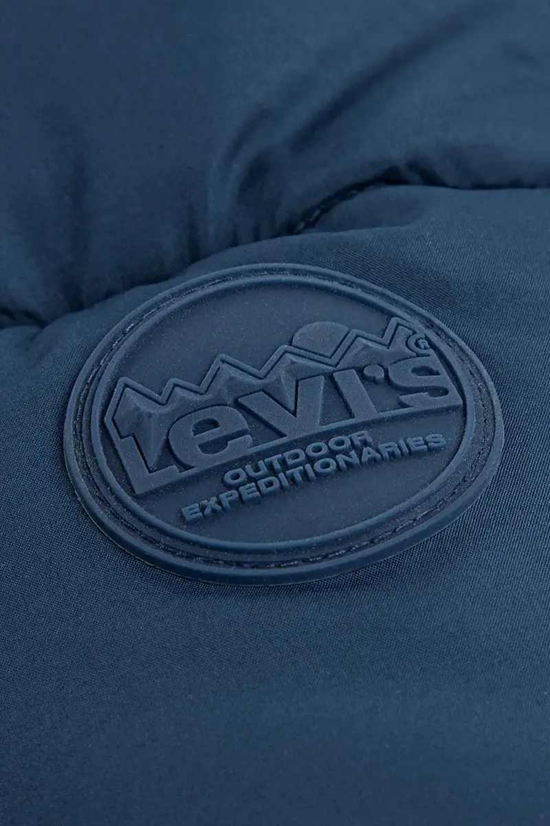 Levi's giacca per bambini HVWT PUFFER WITH LOGO ELAS colore blu navy 9EN633 miniatura 4