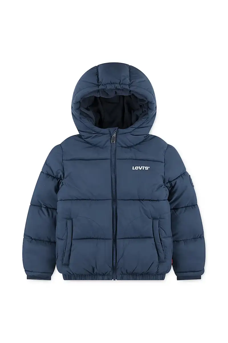 Levi's giacca per bambini HVWT PUFFER WITH LOGO ELAS colore blu navy 9EN633