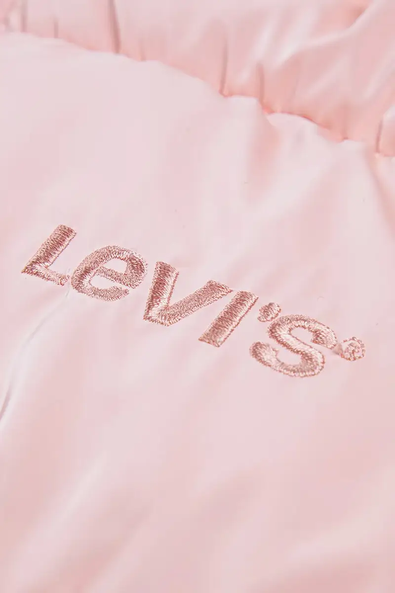 Levi's giacca per bambini SHINY HVWT PUFFER colore rosa 4EN640 miniatura 3