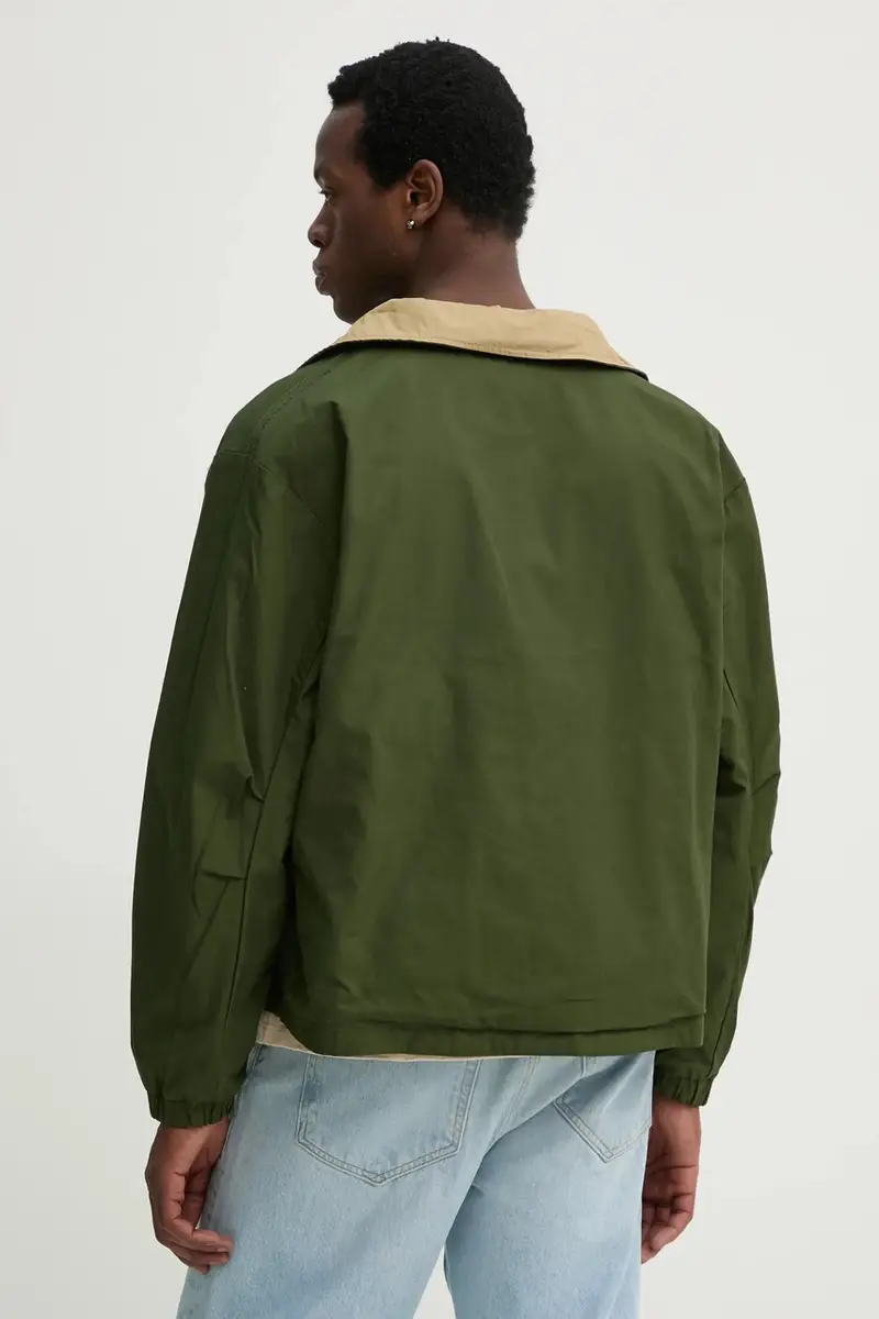 Levi's giacca REX REV CANVAS JKT colore verde 001HW miniatura 5