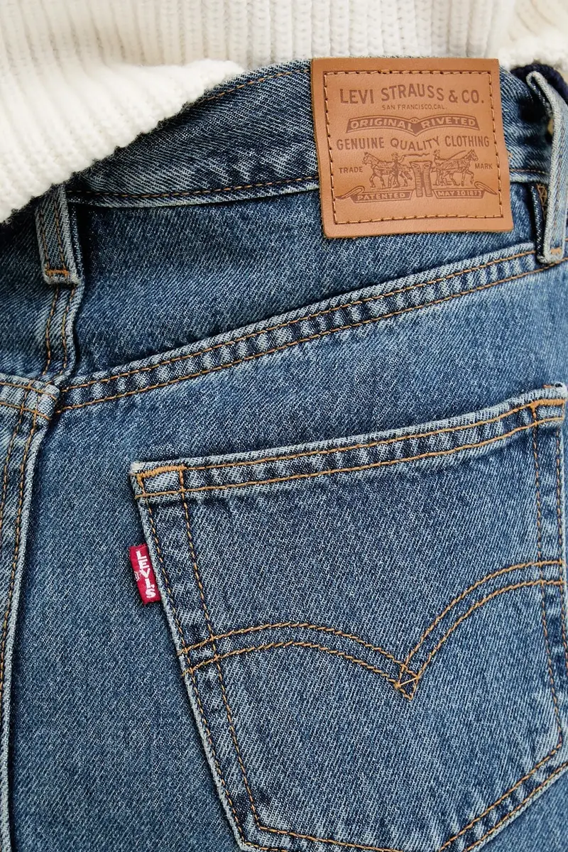 Levi's gonna di jeans colore blu 003RO miniatura 4