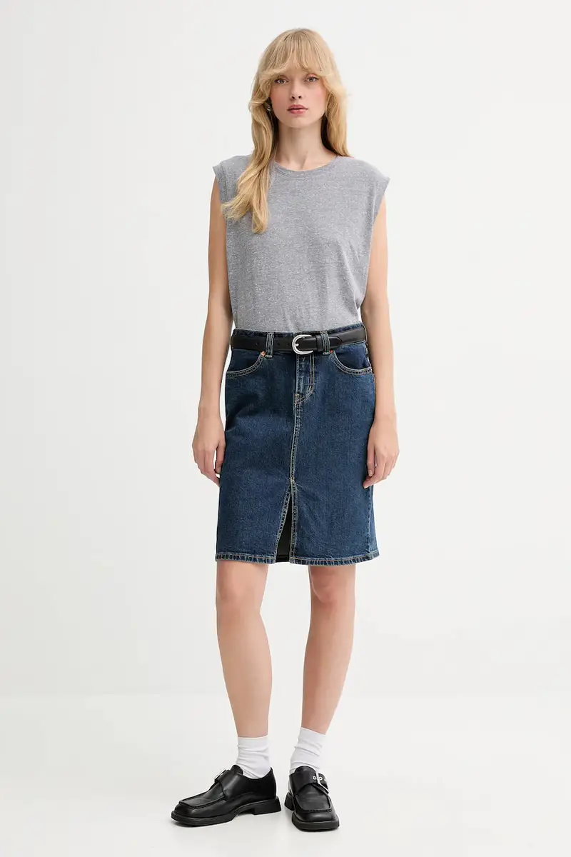 Levi's gonna di jeans colore blu 003Z6 miniatura 2