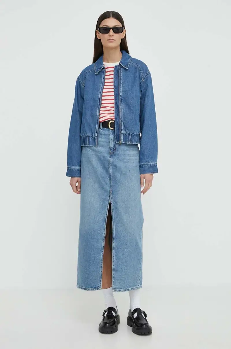Levi's gonna di jeans colore blu miniatura 2