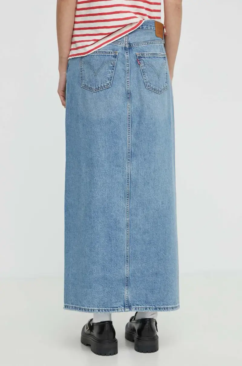 Levi's gonna di jeans colore blu miniatura 3