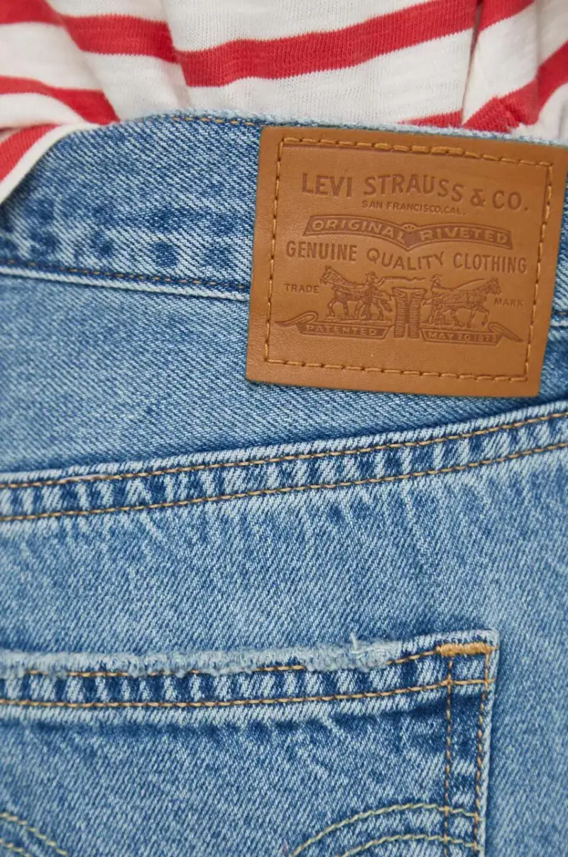 Levi's gonna di jeans colore blu miniatura 4