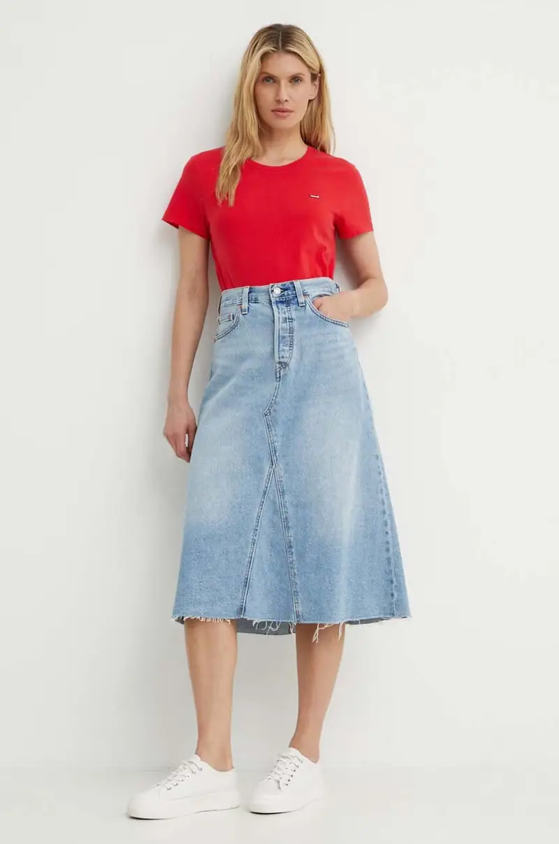 Levi's gonna di jeans colore blu A9316 miniatura 2