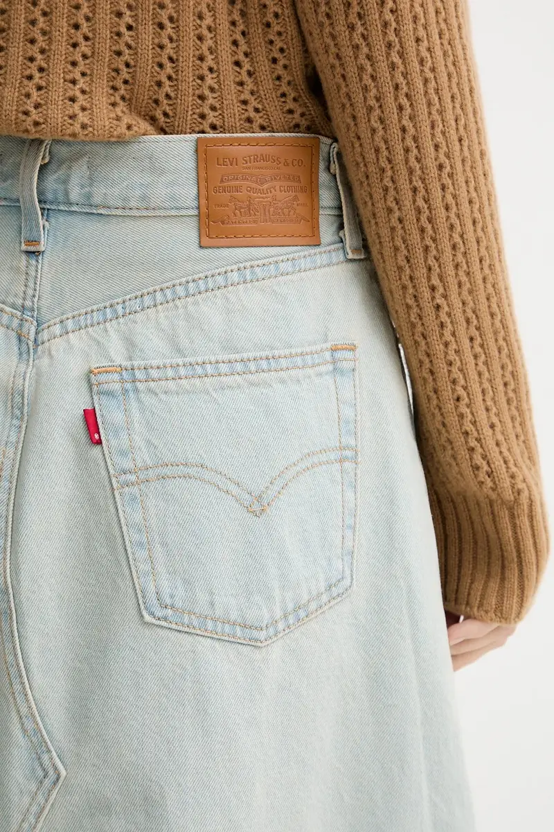 Levi's gonna di jeans colore blu A9316 miniatura 4