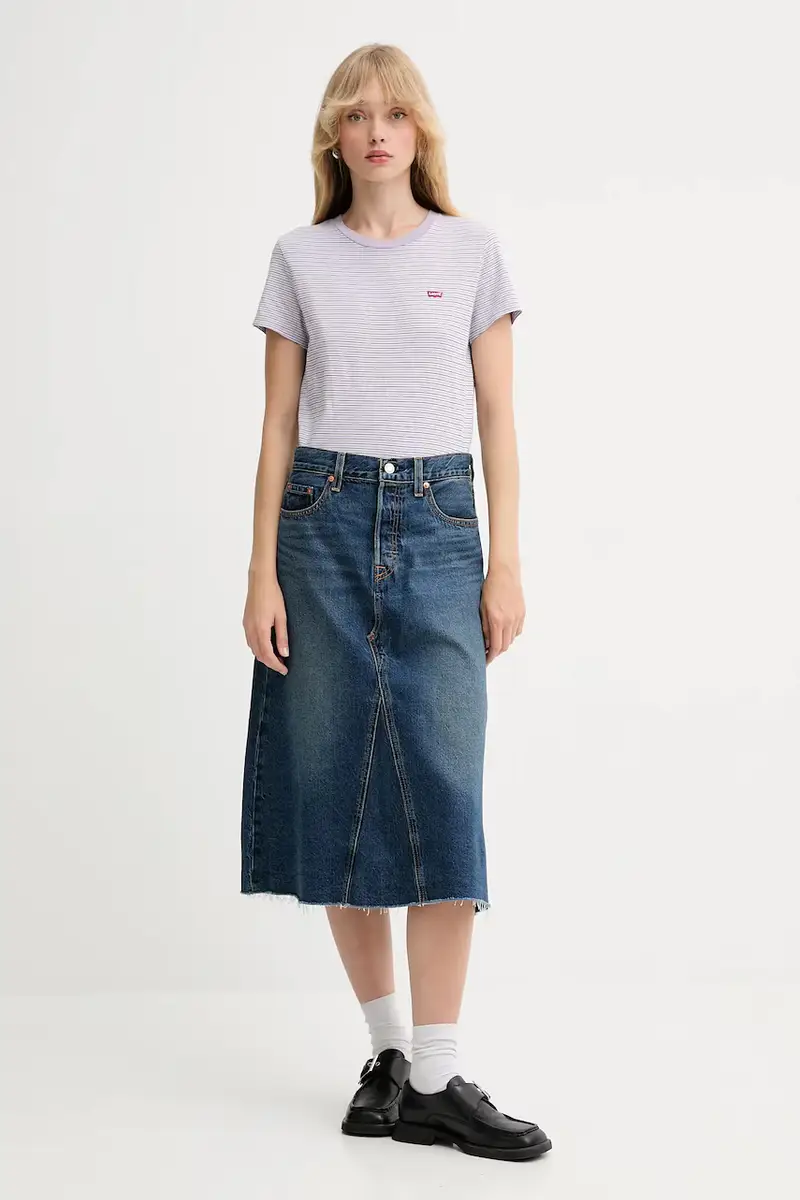 Levi's gonna di jeans colore blu A9316 miniatura 2