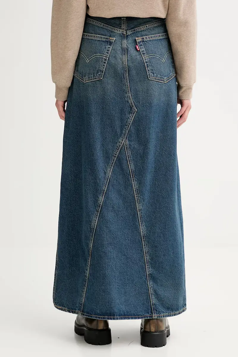 Levi's gonna di jeans colore blu navy A8727 miniatura 3