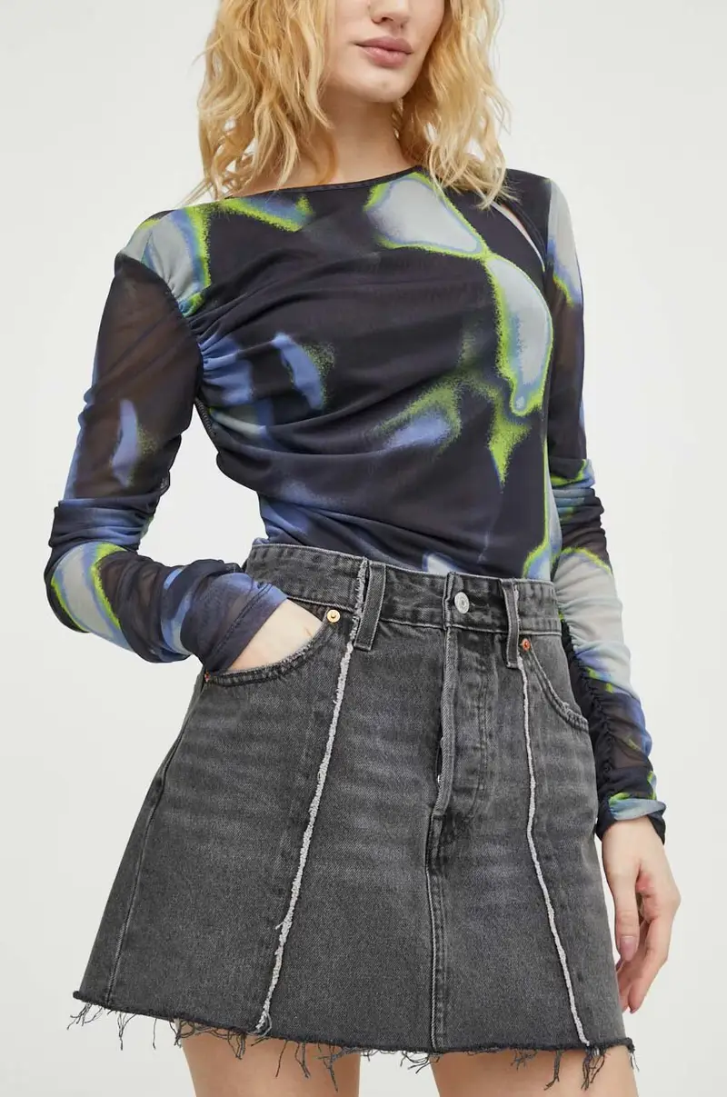 Levi's gonna di jeans colore grigio