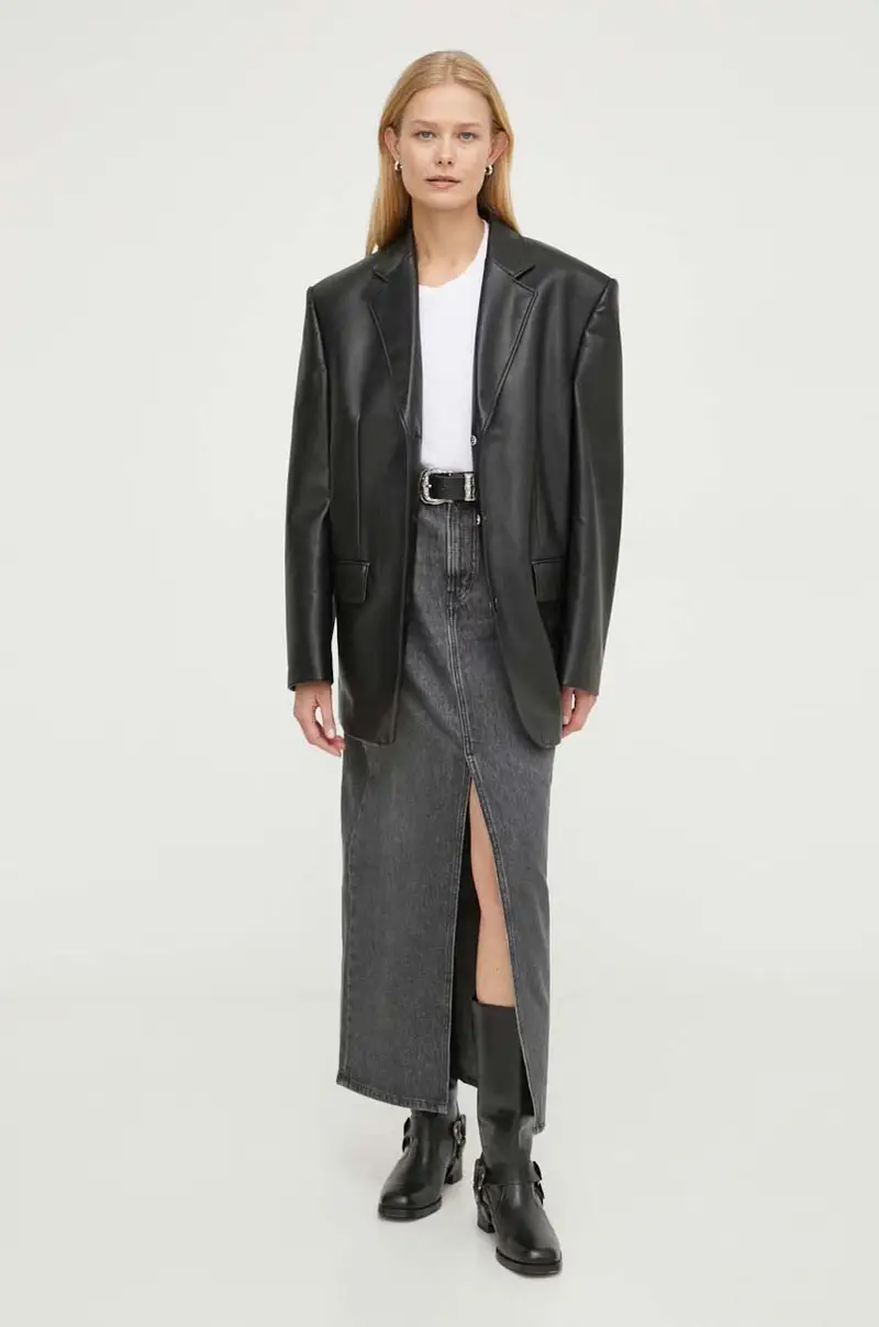 Levi's gonna di jeans colore grigio miniatura 2