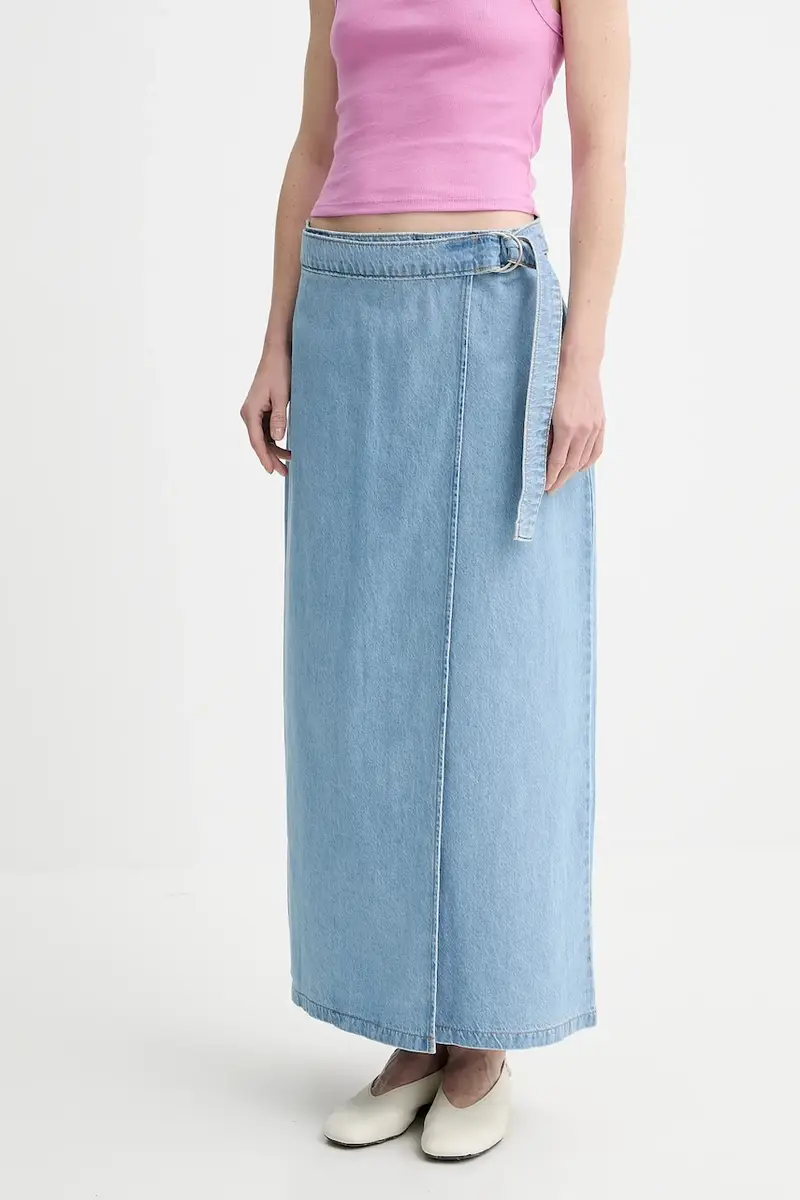 Levi's gonna di jeans COLUMN WRAP SKIRT colore blu 001VG