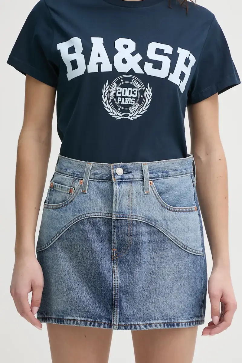 Levi's gonna ICON SKIRT WESTERN YOKE colore blu 001VJ