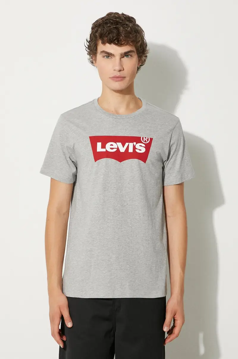 Levi's Graphic Setin Neck Tee Gray 17783.0138 Grigio