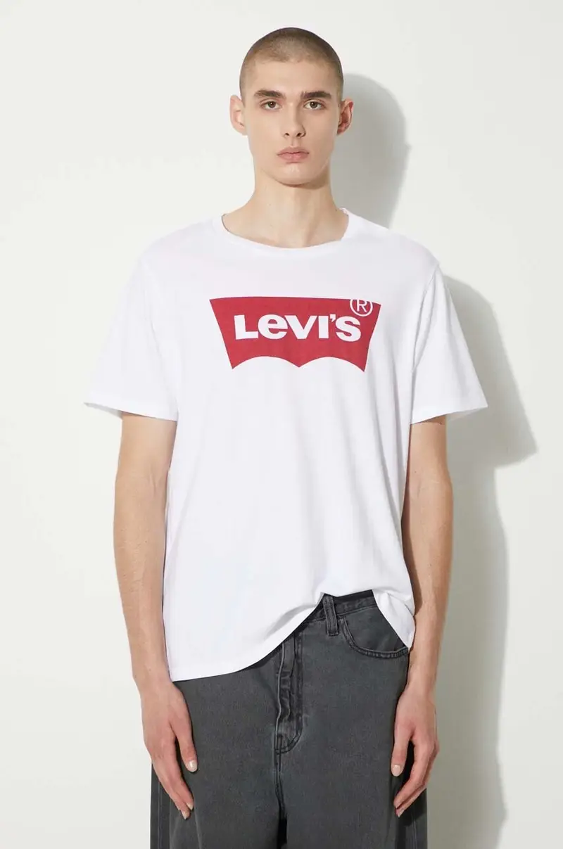 Levi's Housemark Graphic Tee White 17783.0140 Bianco