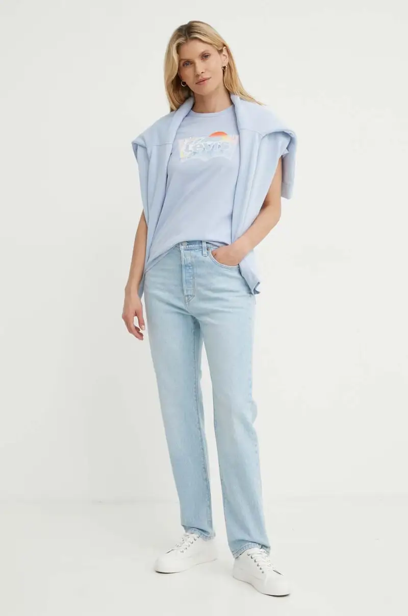 Levi's Jeans Donna Blu 3132203 miniatura 2