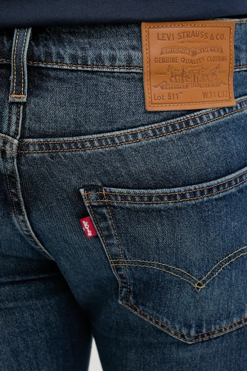 Levi's Jeans Uomo Rosso 3132888 miniatura 4