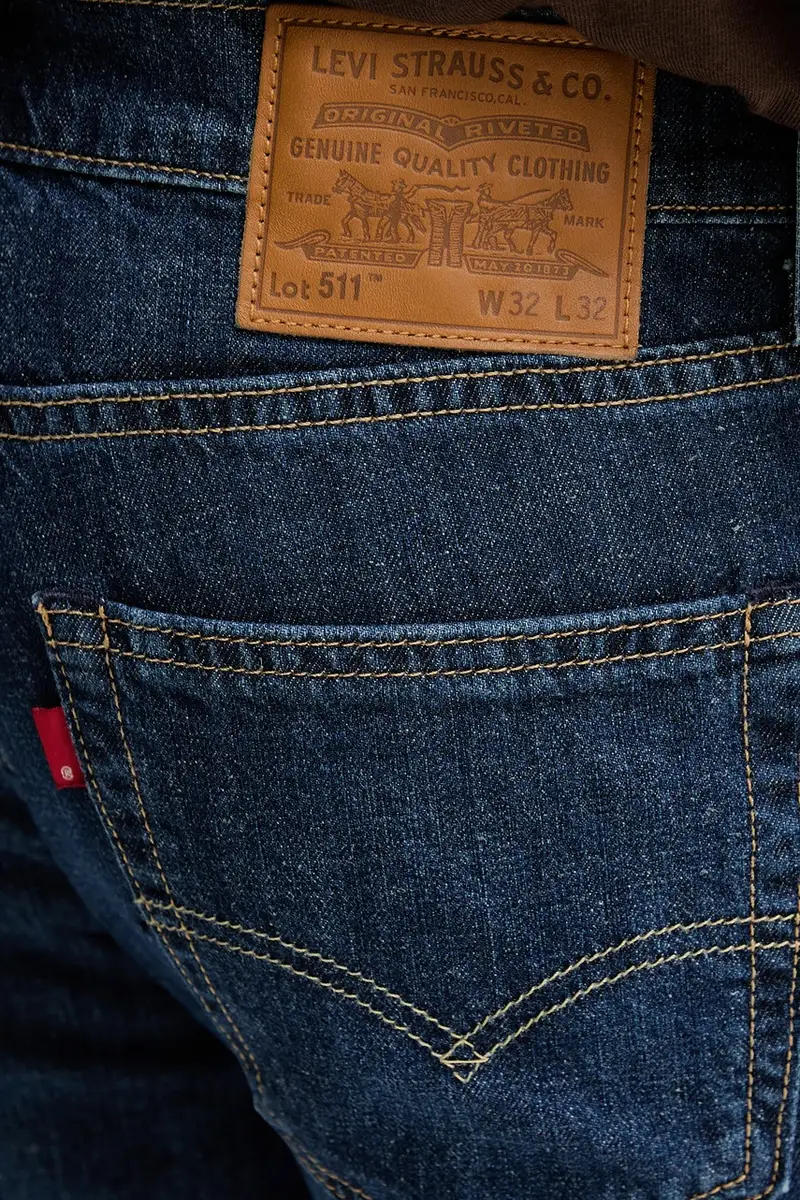 Levi's Jeans Uomo Rosso 3132914 miniatura 4