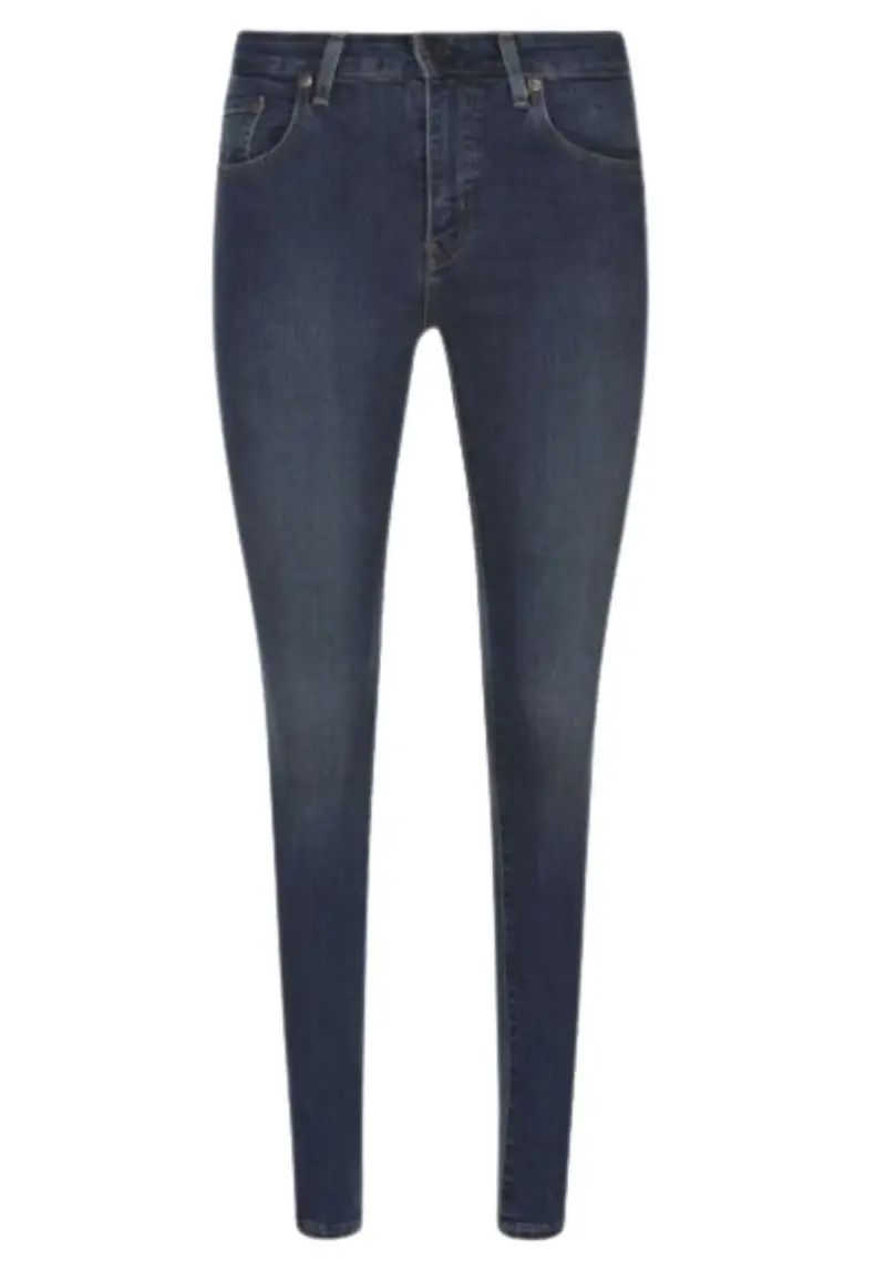 LEVI S jeans 721 HIGH RISE SKINNY BLUE BLU