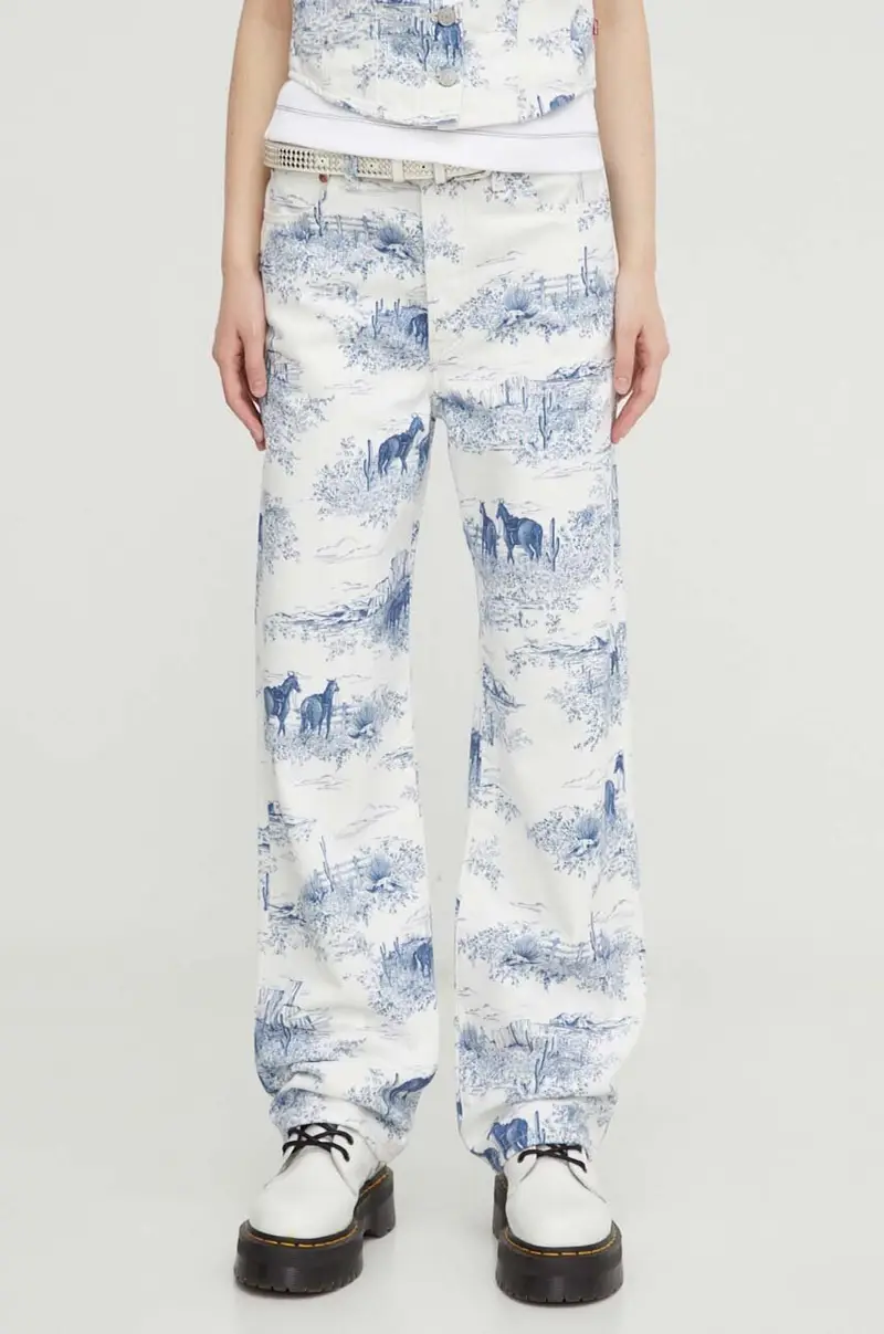 Levi's Jeans Donna Rosso 3123930 miniatura 2