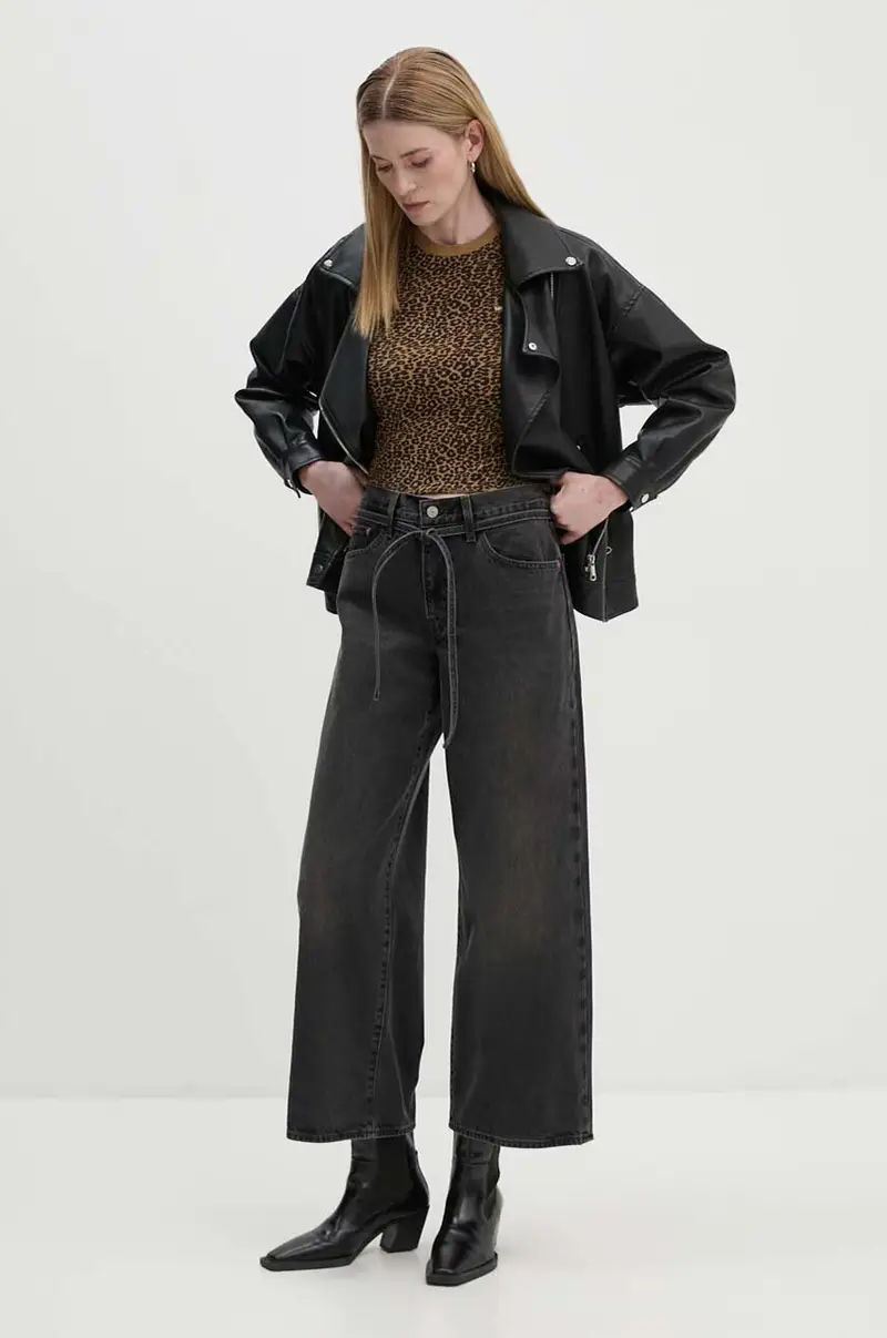 Levi's Jeans Donna Nero 3150299 miniatura 2