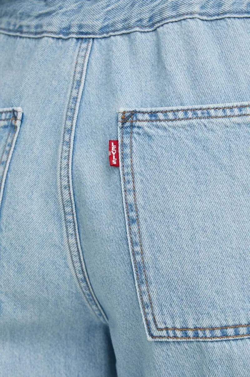 Levi's jumpsuit di jeans colore blu miniatura 5