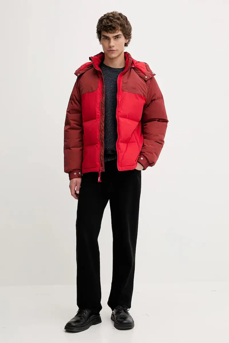 Levi's maglione con lana colore blu navy A4320 miniatura 2