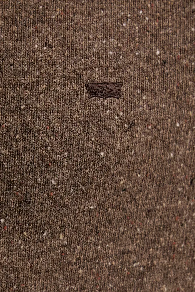 Levi's maglione con lana colore marrone A4320 miniatura 5