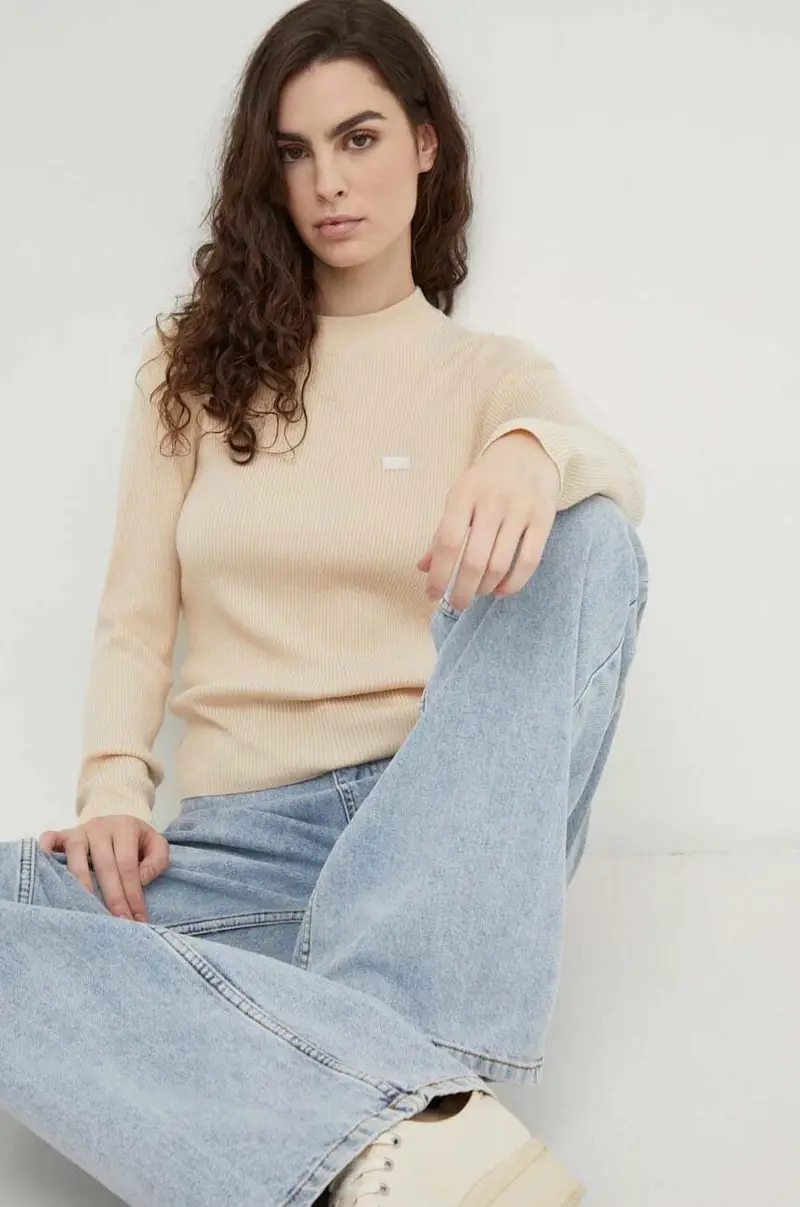 Levi's maglione donna colore beige