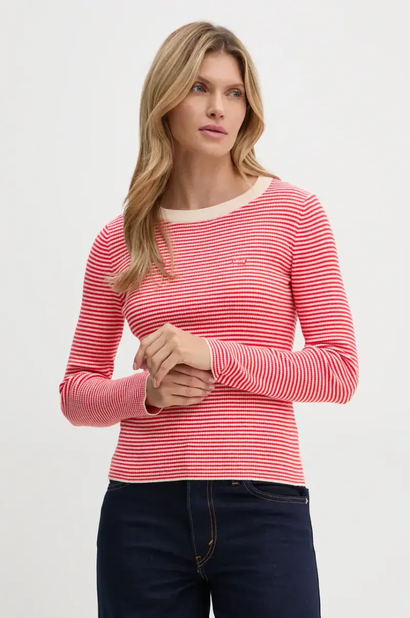Levi's maglione donna colore rosso A0719