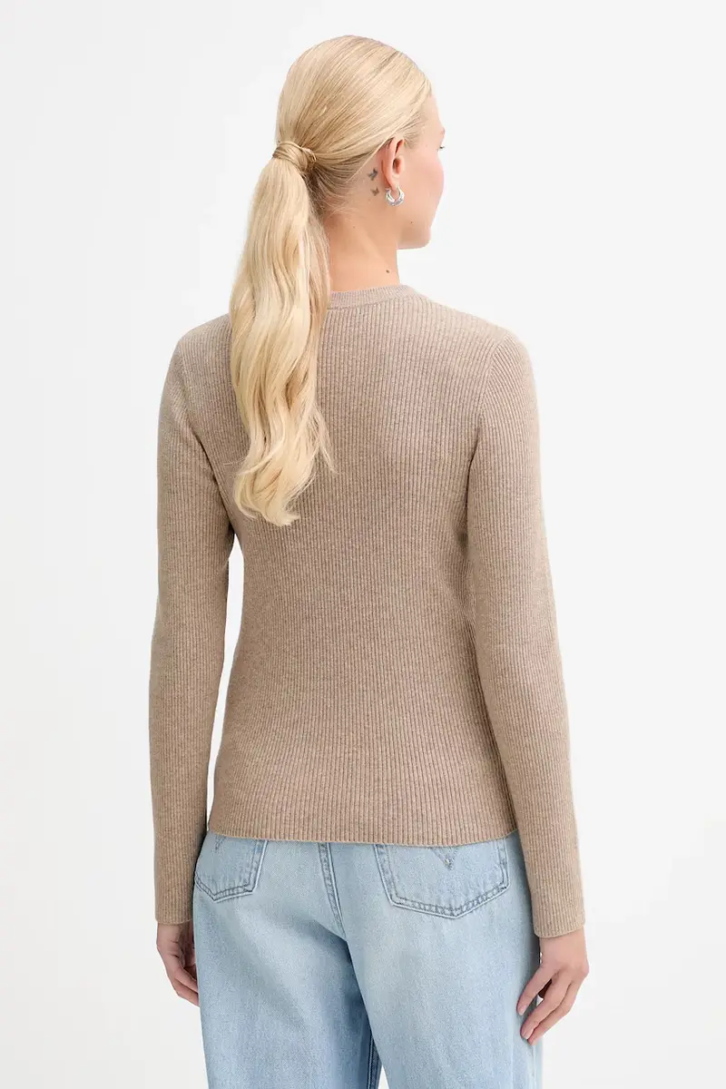 Levi's maglione donna colore violetto A0719 Marrone miniatura 3