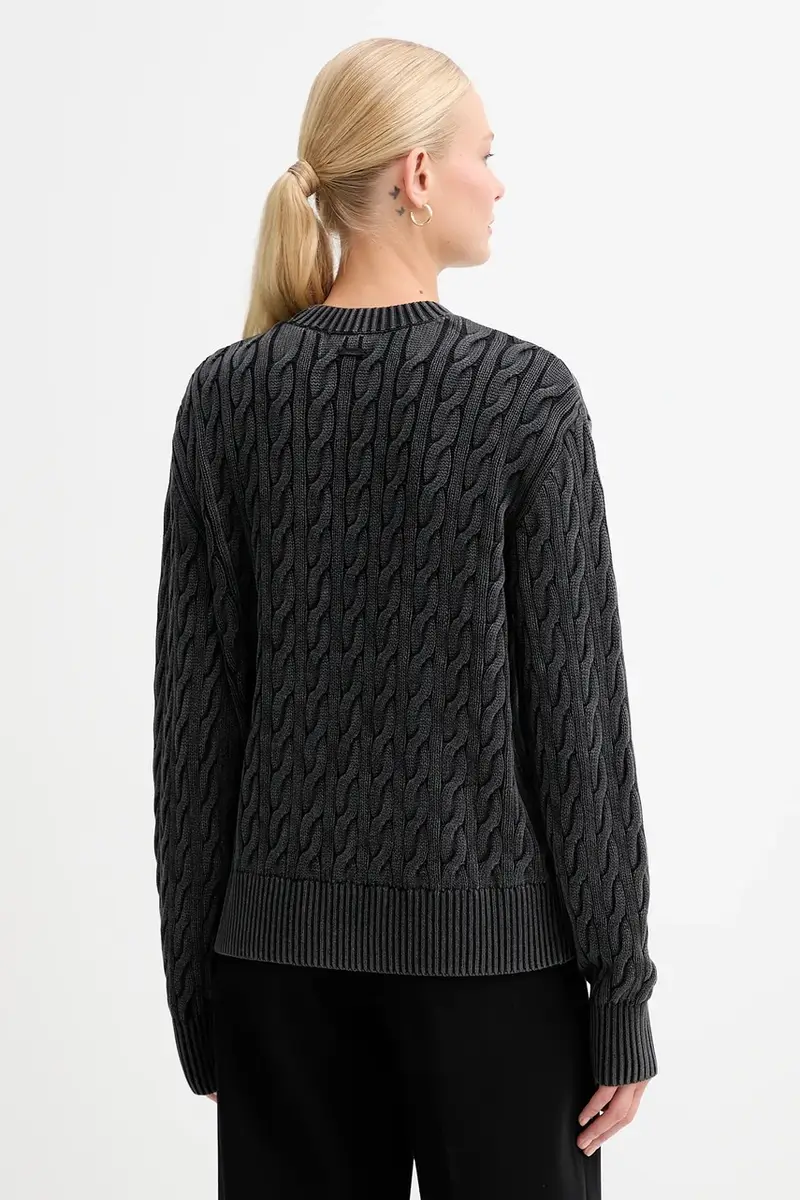 Levi's maglione in cotone donna colore nero 0037S miniatura 3