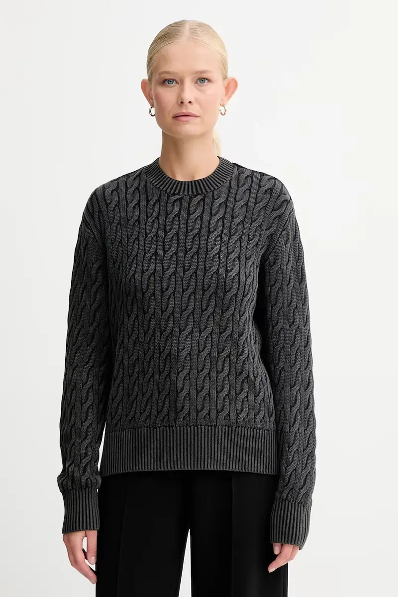 Levi's maglione in cotone donna colore nero 0037S