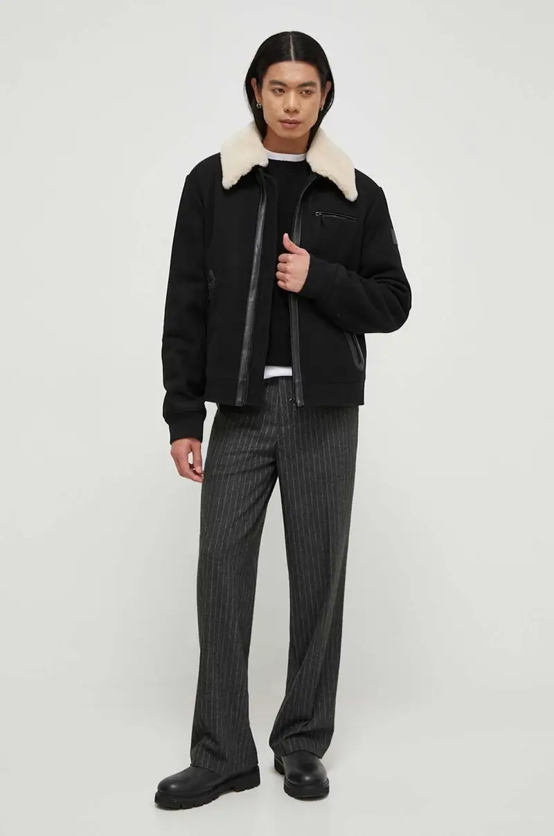 Levi's maglione in lana uomo colore nero miniatura 2